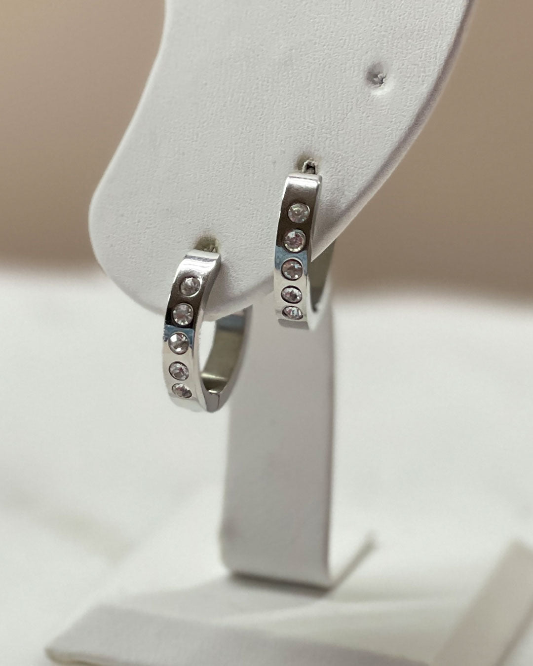 SILVER HOOP EARRINGS