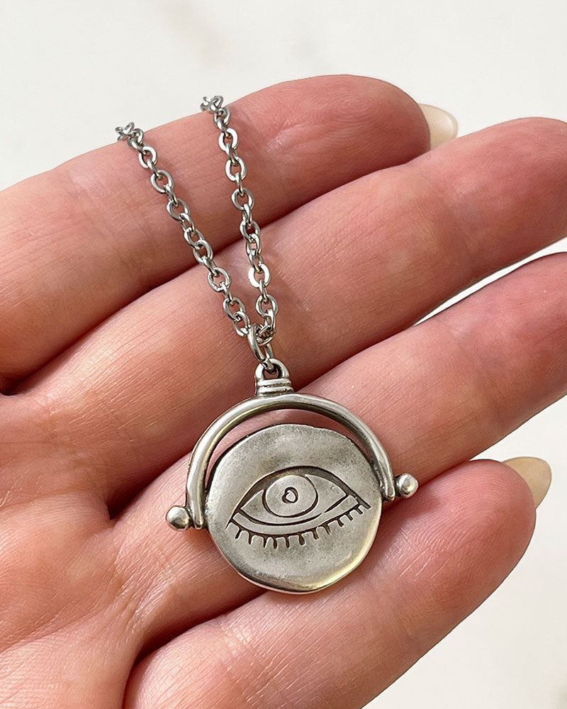 PROTECTIVE EYE PENDANT NECKLACE