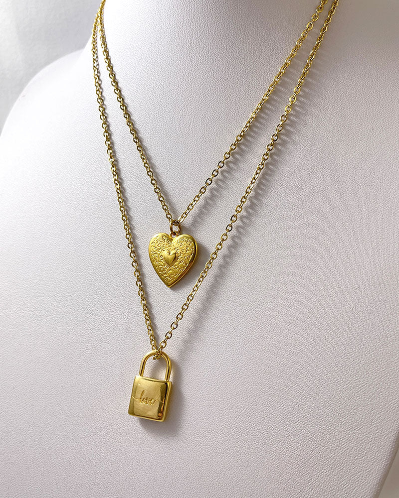 Padlock Love Necklace