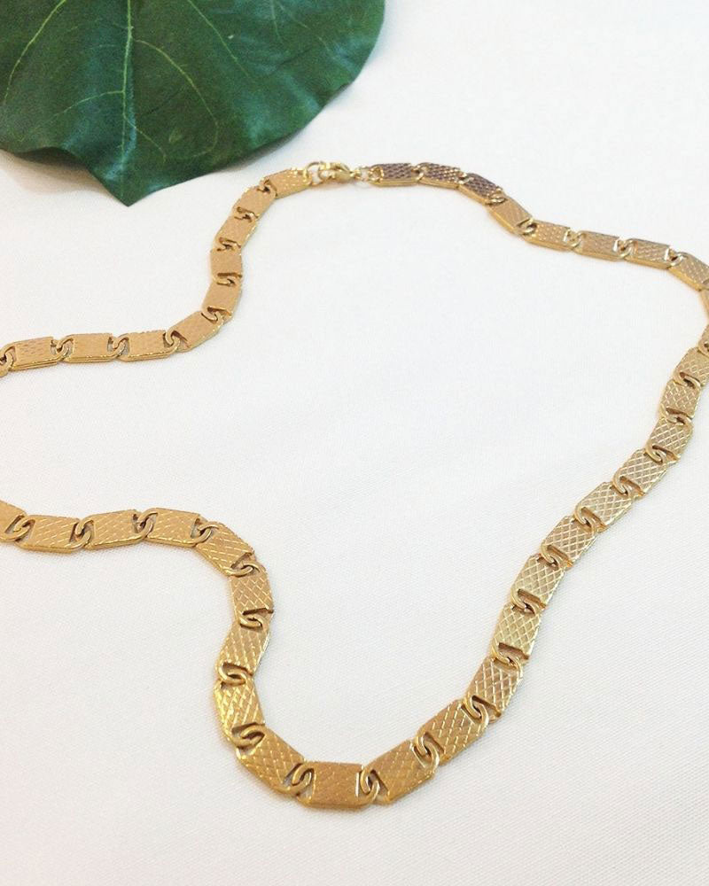 8MM GOLD MARINER CHAIN NECKLACE