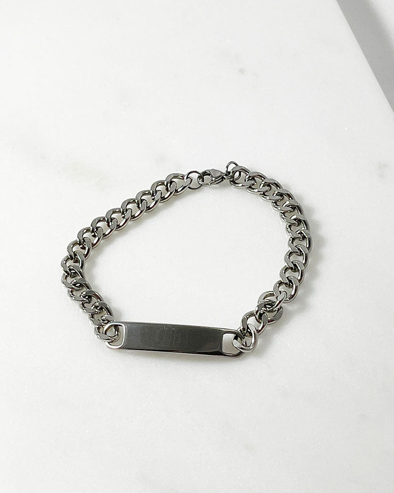BAR BRACELET IN SILVER