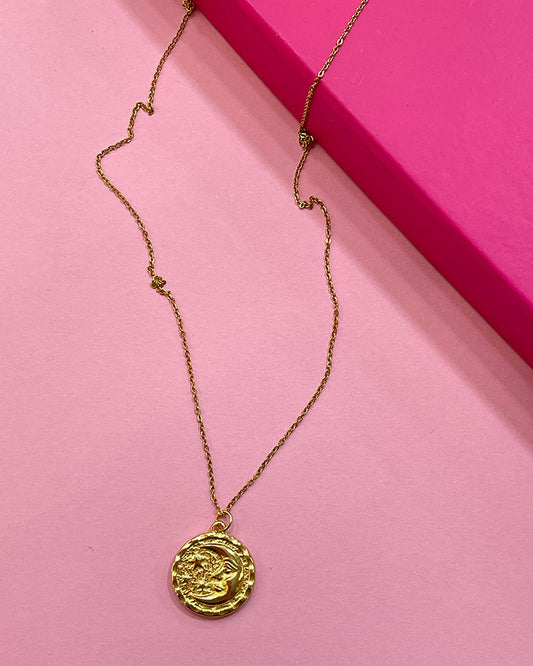 Sun and Moon Celestial Necklace