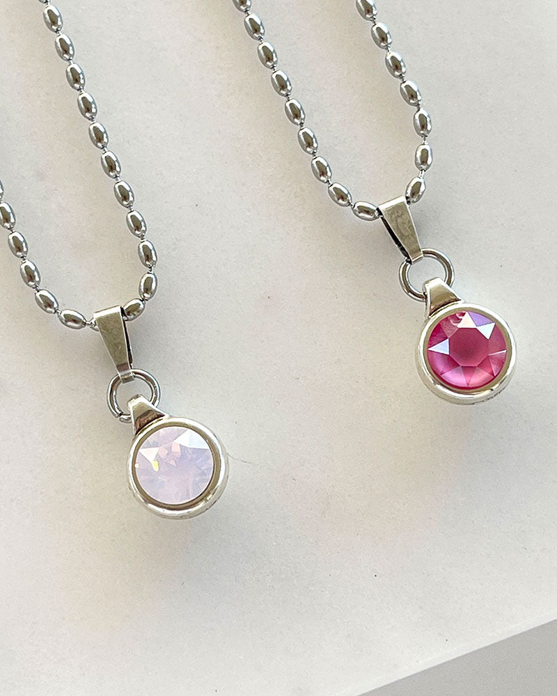 SWAROVSKI NECKLACE IN PASTEL COLORS