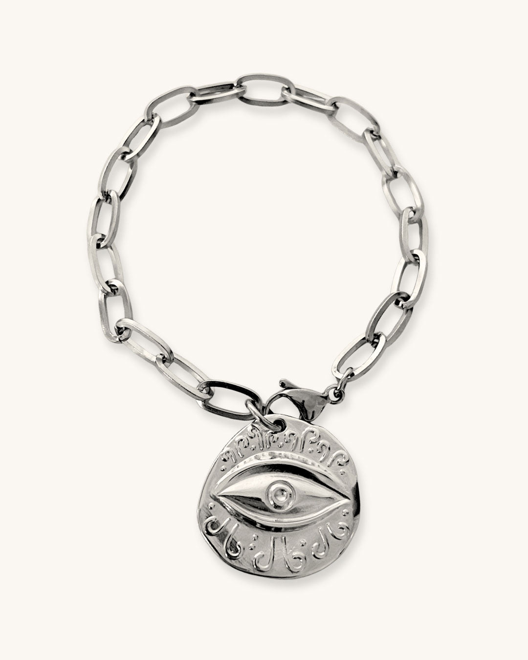 EVIL EYE BRACELET - SILVER