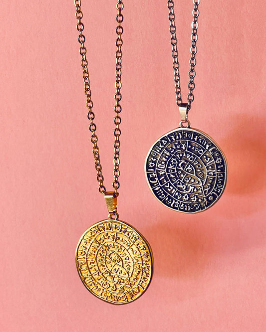 PHAISTOS DISC NECKLACE