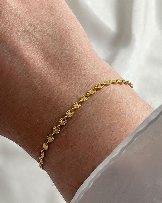 Sun Chain Bracelet in gold