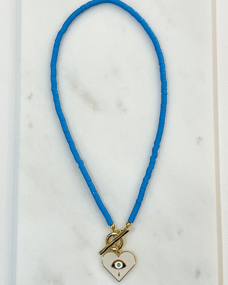 SUMMER LOVE NECKLACE IN BLUE