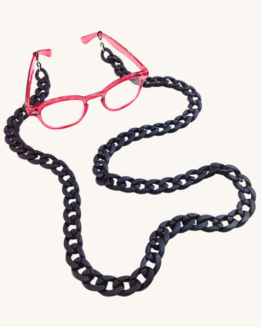 BLACK GLASSES CHAIN