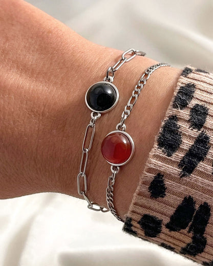 CARNELIAN GEMSTONE BRACELET