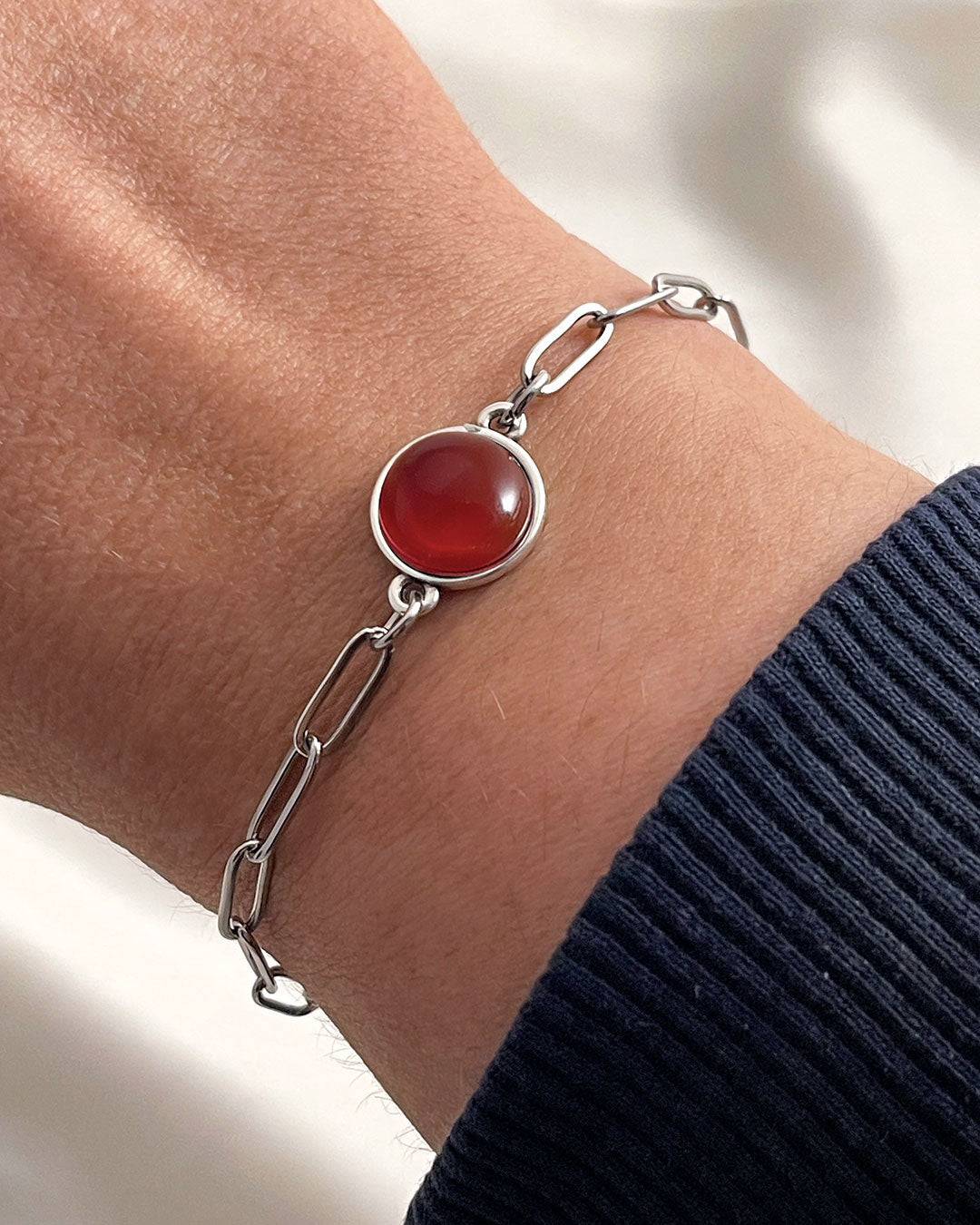 CARNELIAN GEMSTONE BRACELET