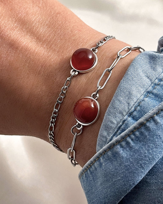 CARNELIAN GEMSTONE BRACELET