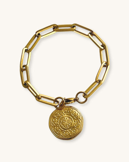 CHUNKY COIN BRACELET