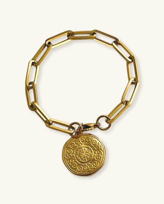 CHUNKY COIN BRACELET