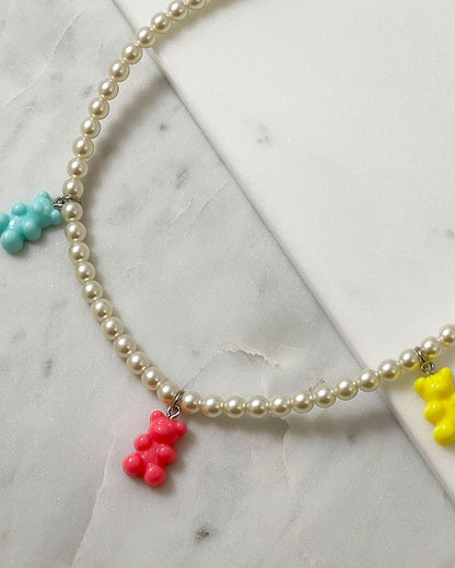 Gummy Bear Pearl Necklace