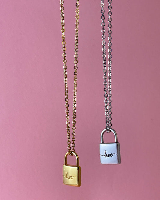 PADLOCK LOVE NECKLACE