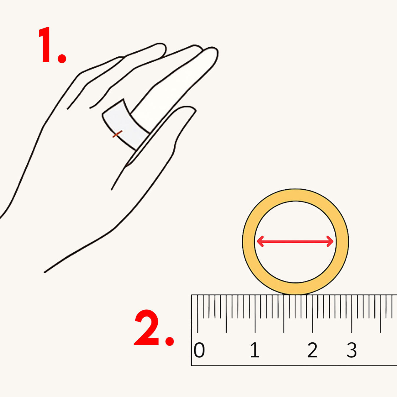 Ring size guide