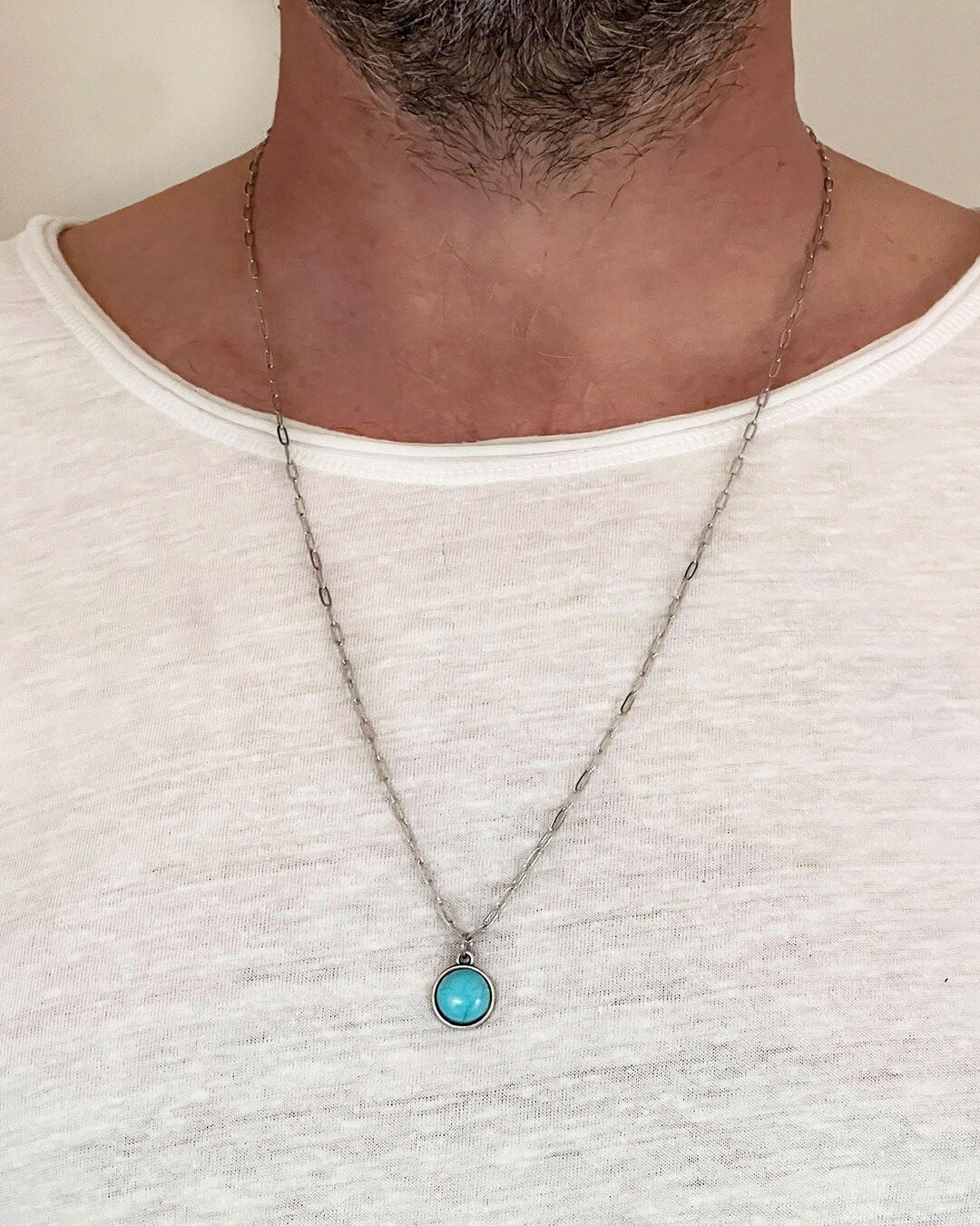 TURQUOISE PENDANT NECKLACE