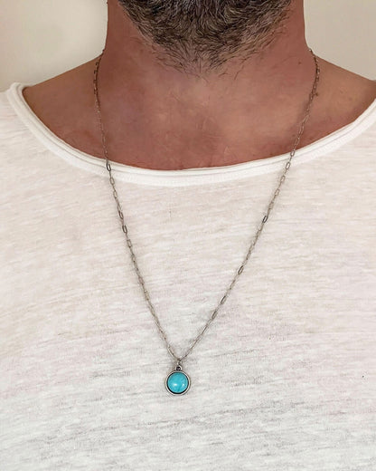 TURQUOISE PENDANT NECKLACE