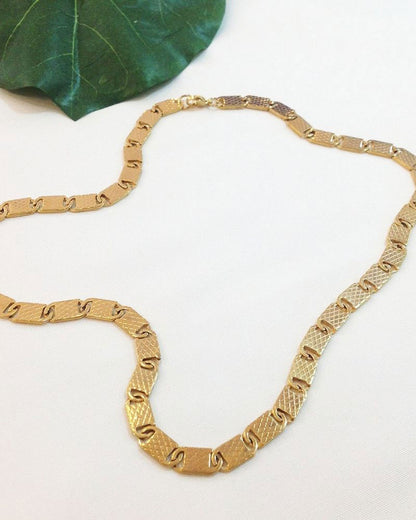 8mm Gold mariner chain necklace