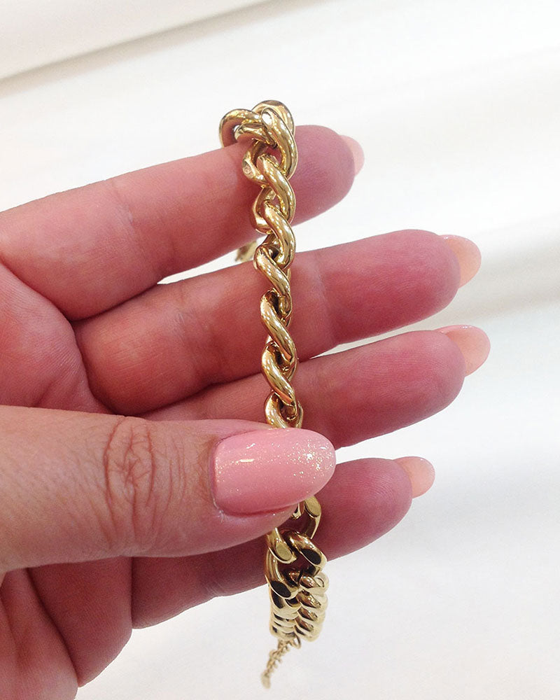 THICK CUBAN LINK BRACELET