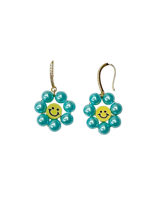 HAPPY FLOWER PEARL EARRINGS