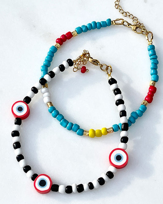 EVIL EYE PROTECTION ANKLET