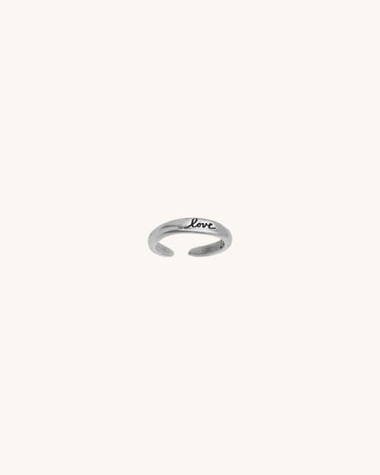LOVE STACK ENGRAVED RING