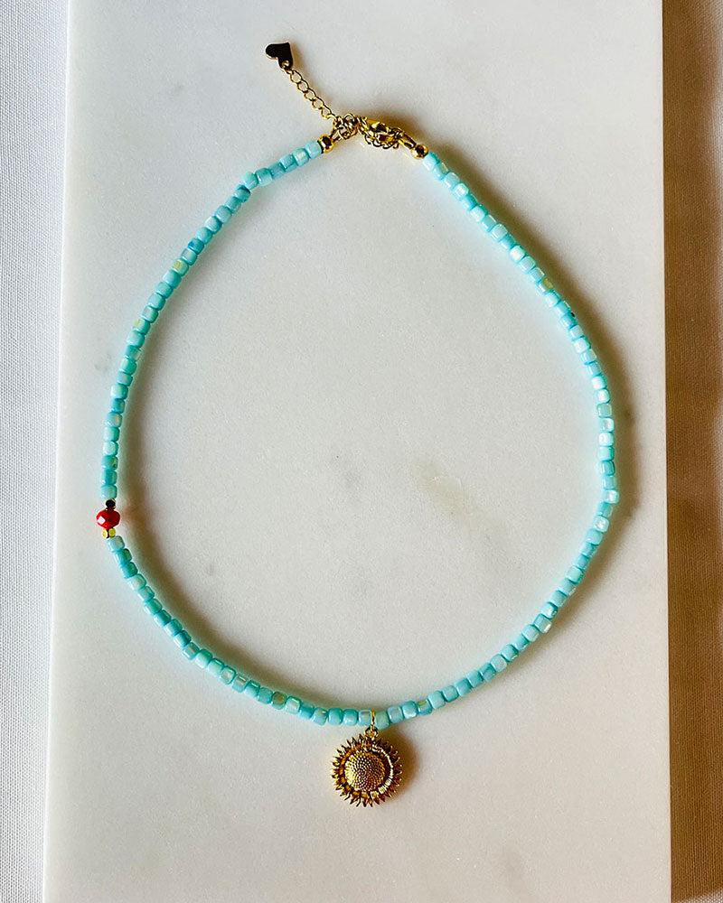 SUNFLOWER NECKLACE