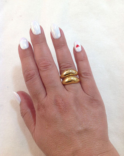 WAVE RING IN GOLD