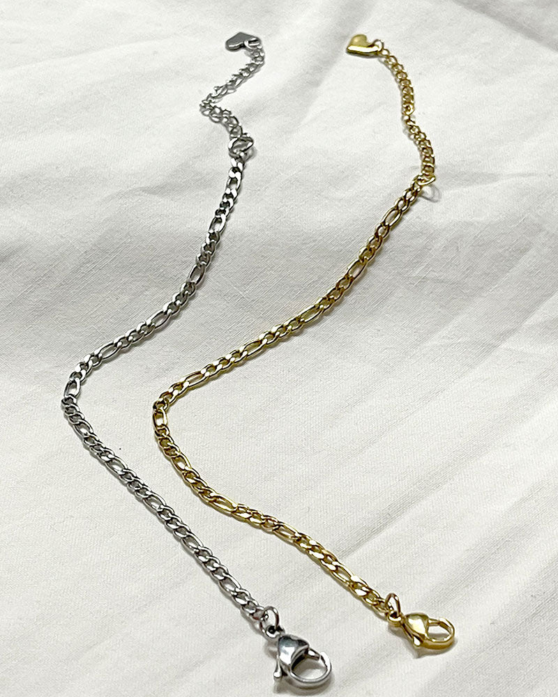 FIGARO CHAIN BRACELET IN SILVER