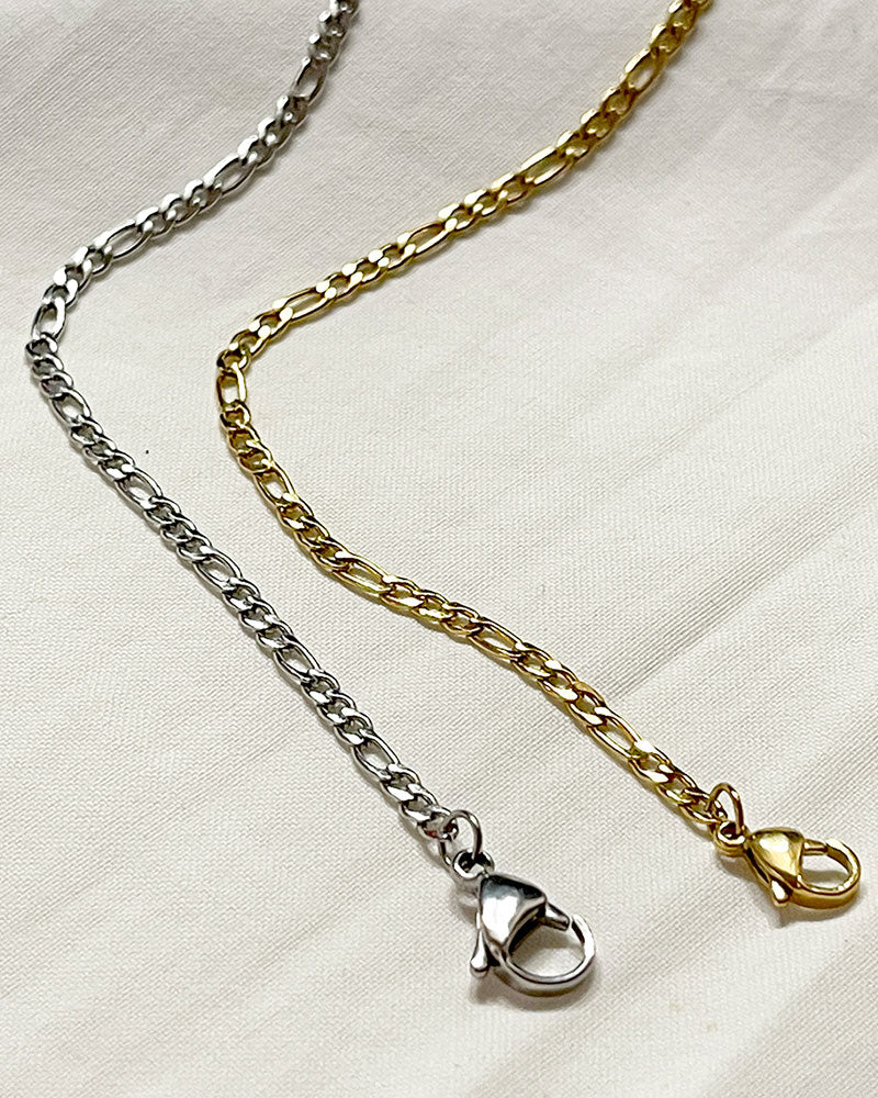 FIGARO CHAIN BRACELET IN SILVER