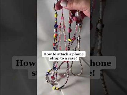 LOVE BEADED PHONE CHARM