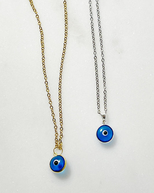 BLUE EVIL EYE NECKLACE