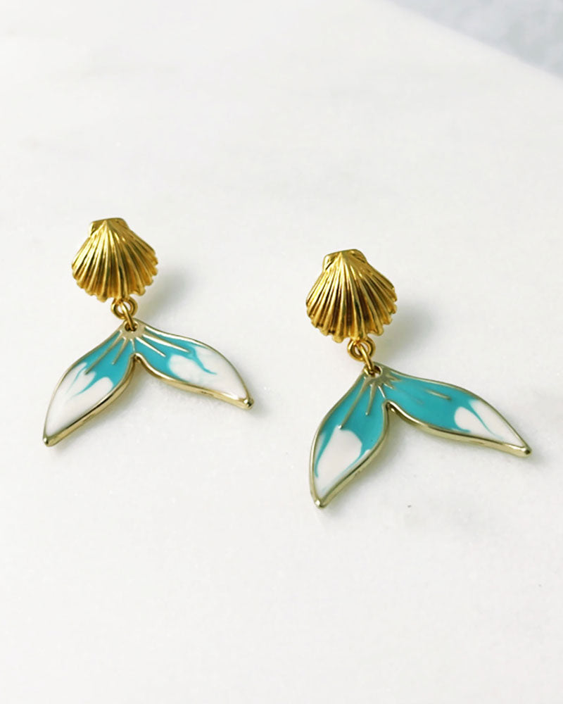 MERMAID TAIL EARRINGS