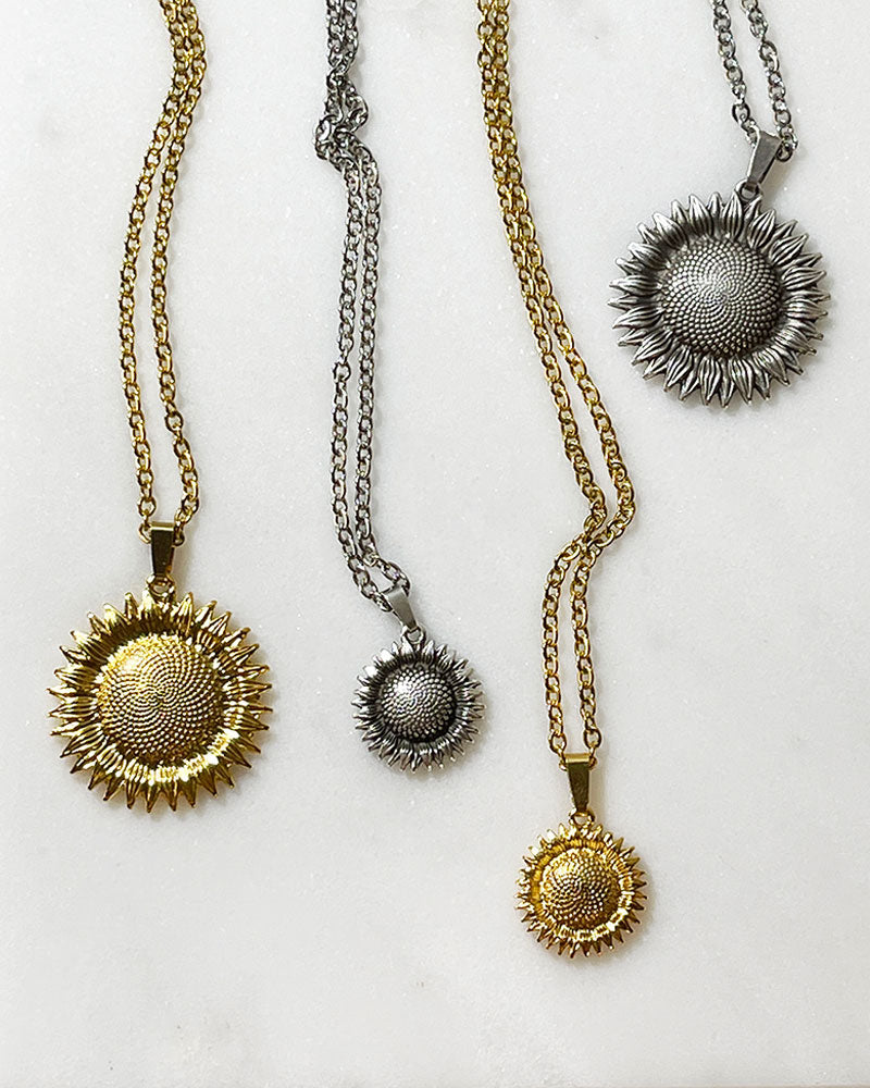 SUNFLOWER NECKLACE