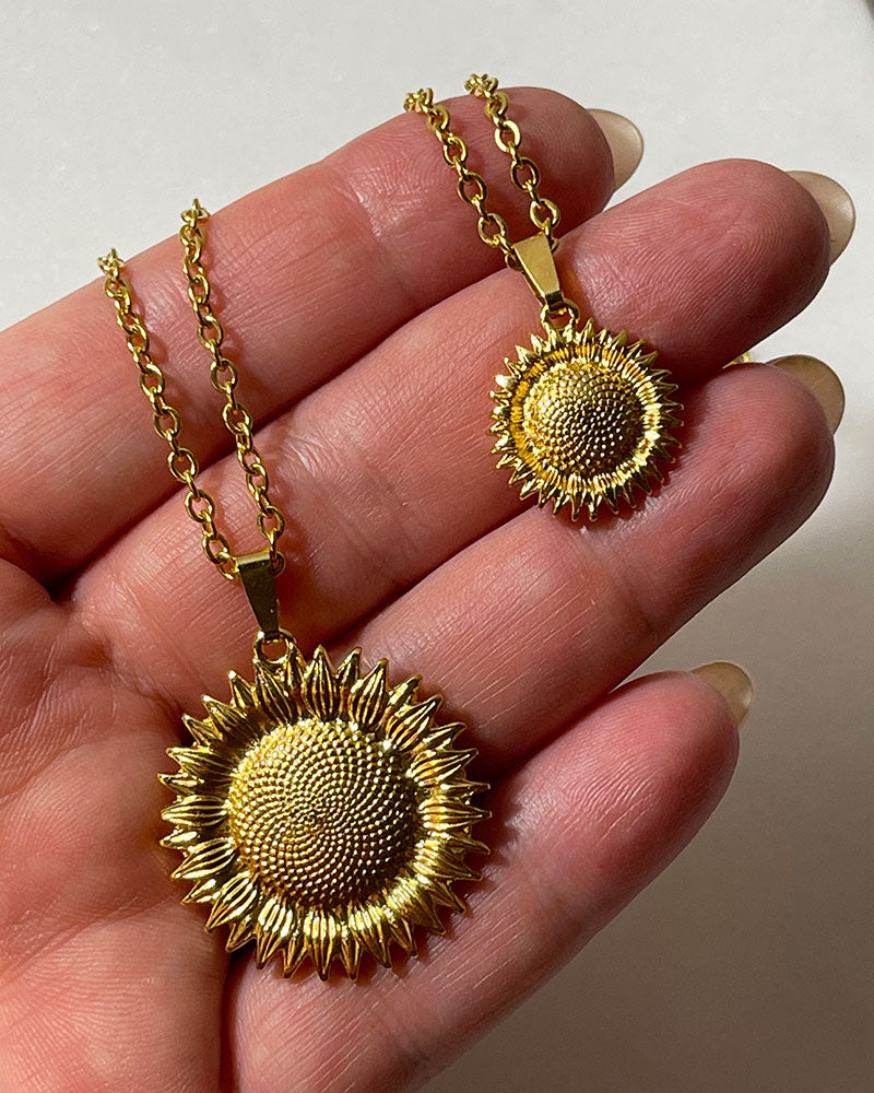 SUNFLOWER NECKLACE